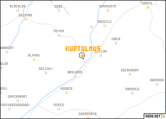 map of Kurtulmuş