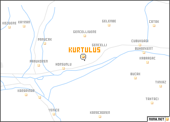 map of Kurtuluş