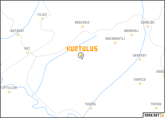 map of Kurtuluş