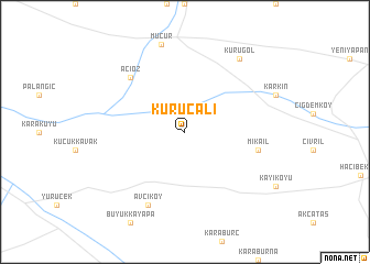 map of Kurucalı