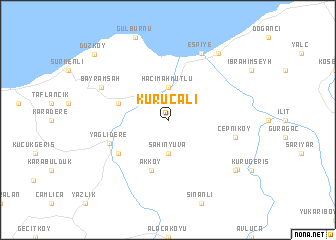 map of Kurucalı