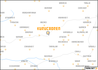 map of Kurucaören