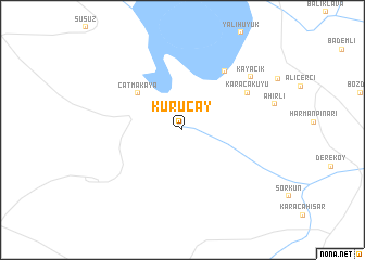 map of Kuruçay