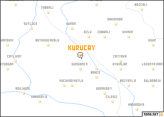 map of Kuruçay
