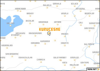 map of Kuruçeşme