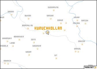 map of Kūrūch Kollān