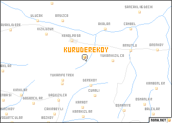 map of Kurudereköy