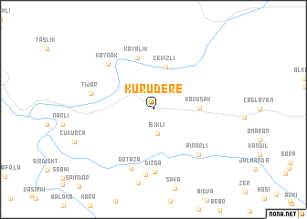 map of Kurudere