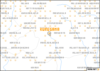 map of Kurugama