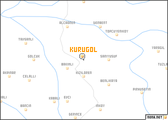 map of Kurugöl