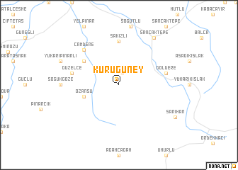 map of Kurugüney