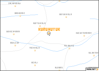 map of Kuruhüyük