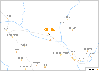 map of Kūrūj