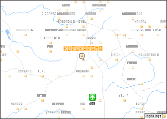 map of Kuru Karama