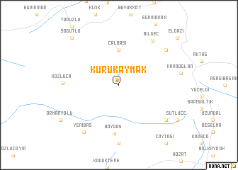 map of Kurukaymak