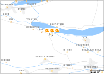 map of Kuruke