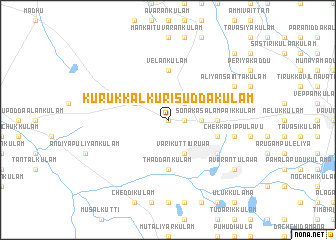 map of Kurukkalkurisuddakulam