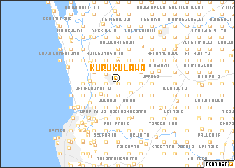 map of Kurukulawa