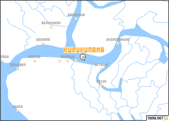 map of Kurukunama