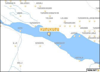 map of Kurukuru