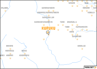 map of Kuruku