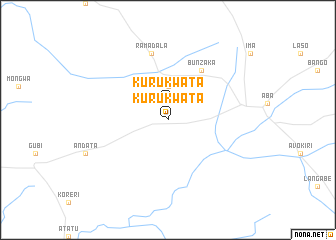 map of Kurukwata