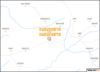 map of Kurukwata