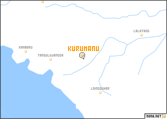 map of Kurumanu