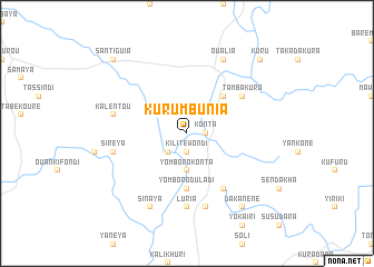 map of Kurumbunia