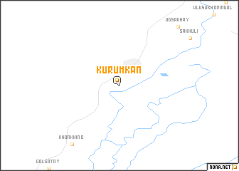 map of Kurumkan