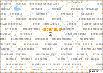 map of Kurunawa