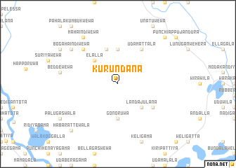 map of Kurundana