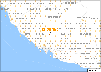 map of Kurunda