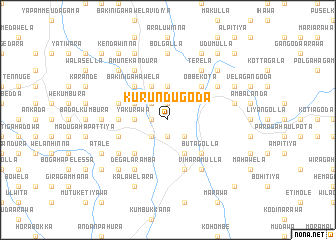 map of Kurundugoda