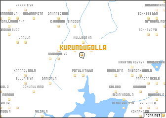 map of Kurundugolla