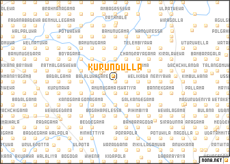 map of Kurundulla