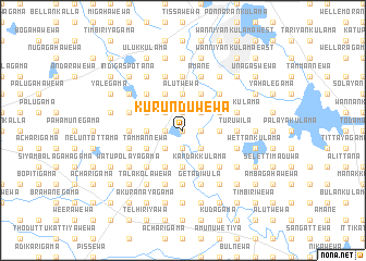 map of Kurunduwewa