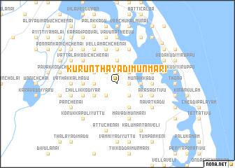 map of Kurunthayadimunmari