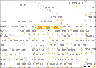 map of Kurupanawela