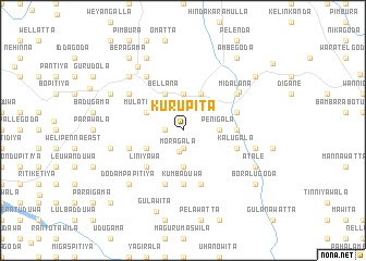 map of Kurupita