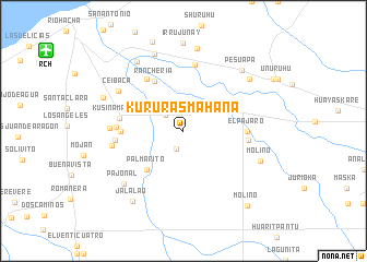 map of Kururasmahana