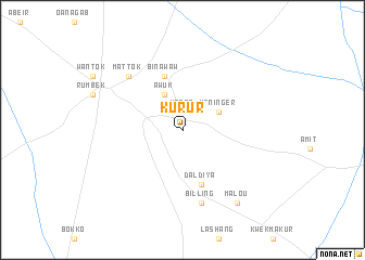 map of Kurur