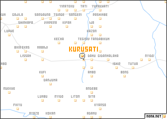 map of Kurusati