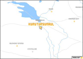 map of Kurutursun-Aul