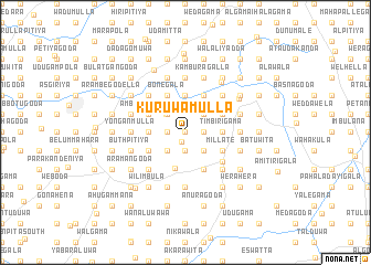 map of Kuruwamulla