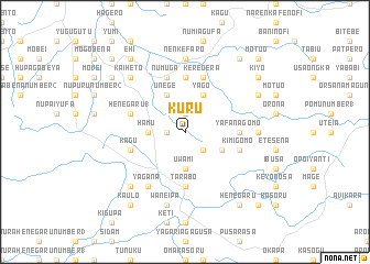 map of Kuru