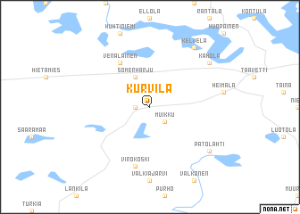 map of Kurvila