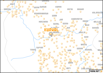 map of Kurwāl