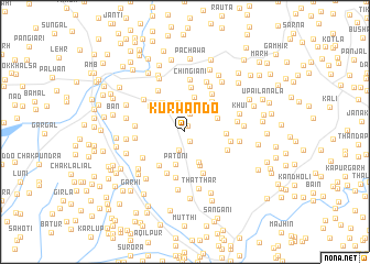 map of Kurwāndo