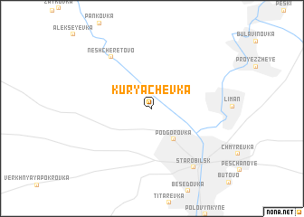 map of Kuryachevka